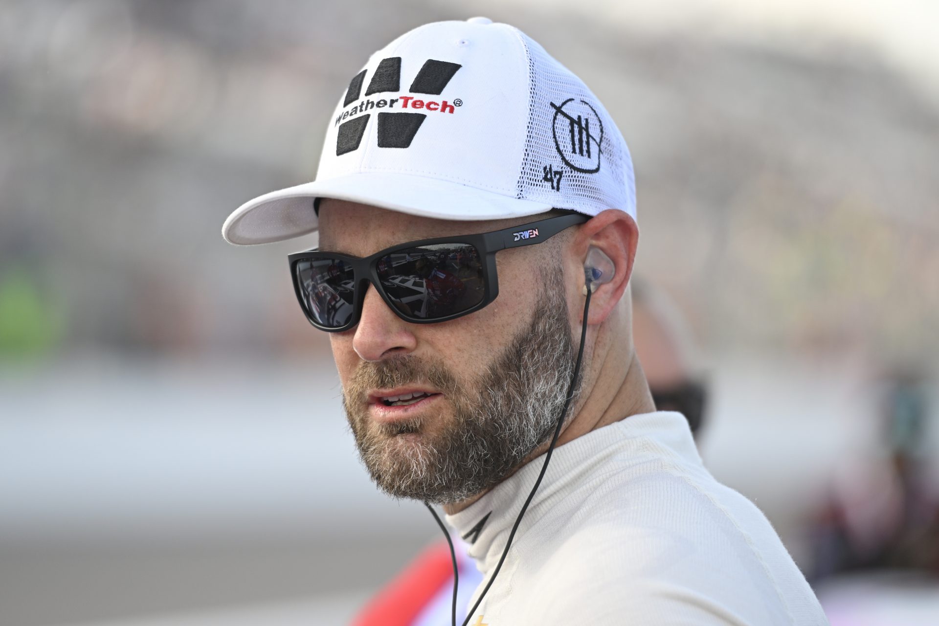NASCAR Cup Series driver Shane van Gisbergen (88) looks on during practice and qualifying for the Enjoy Illinois 300 at World Wide Technology Raceway.