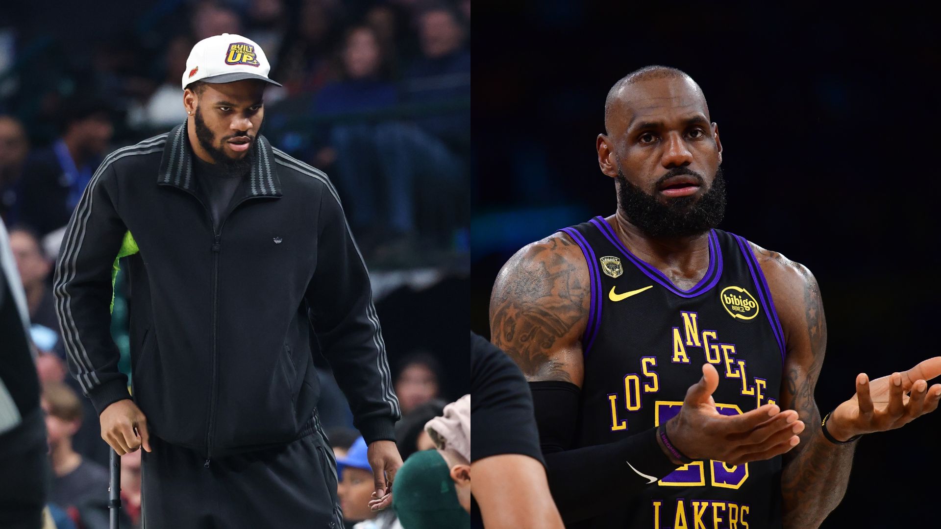 Micah Parsons and LeBron James. Source: IMAGN