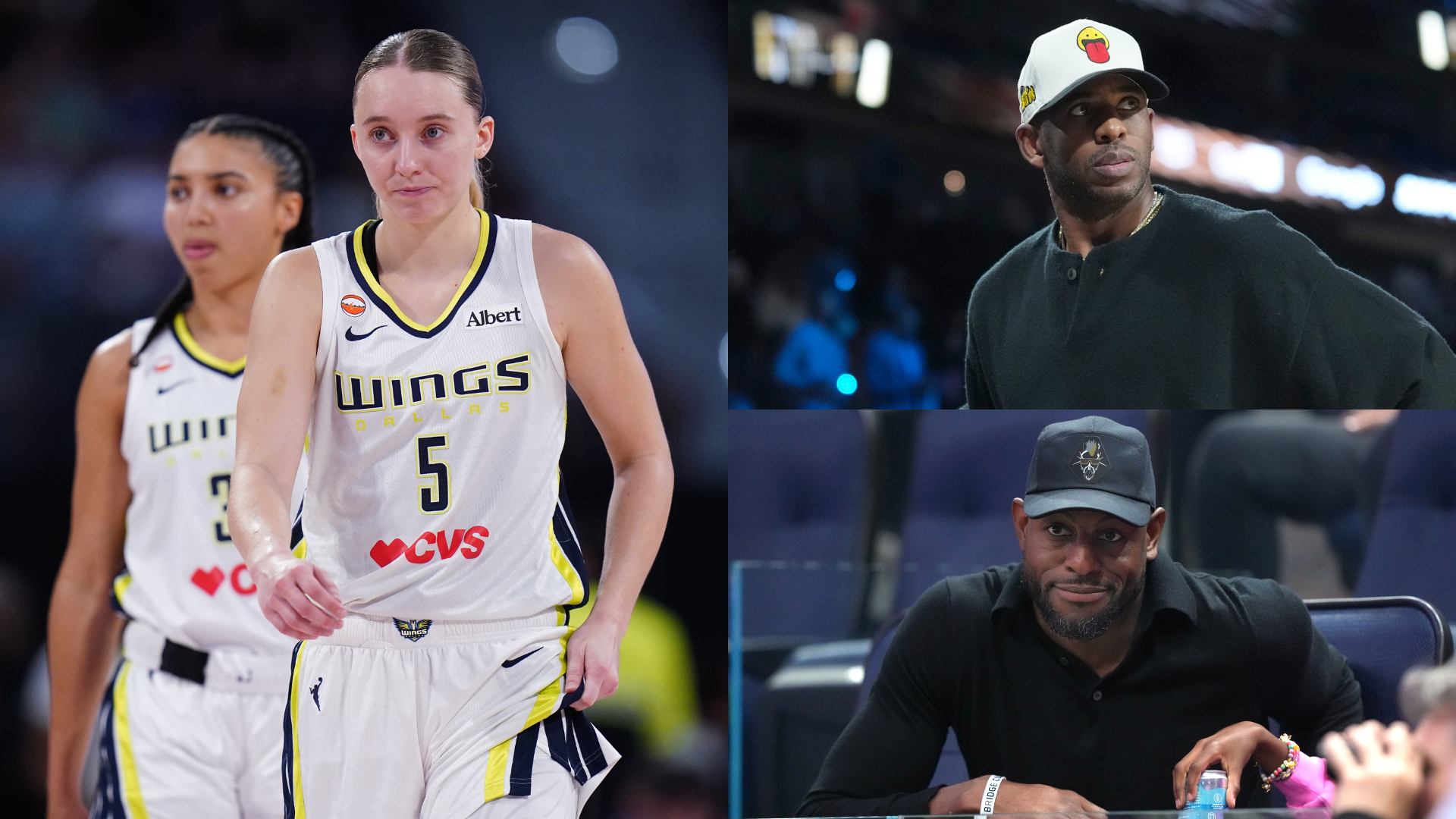 Paige Bueckers, Azzi Fudd, Chris Paul, Andre Iguodala - Source: Imagn