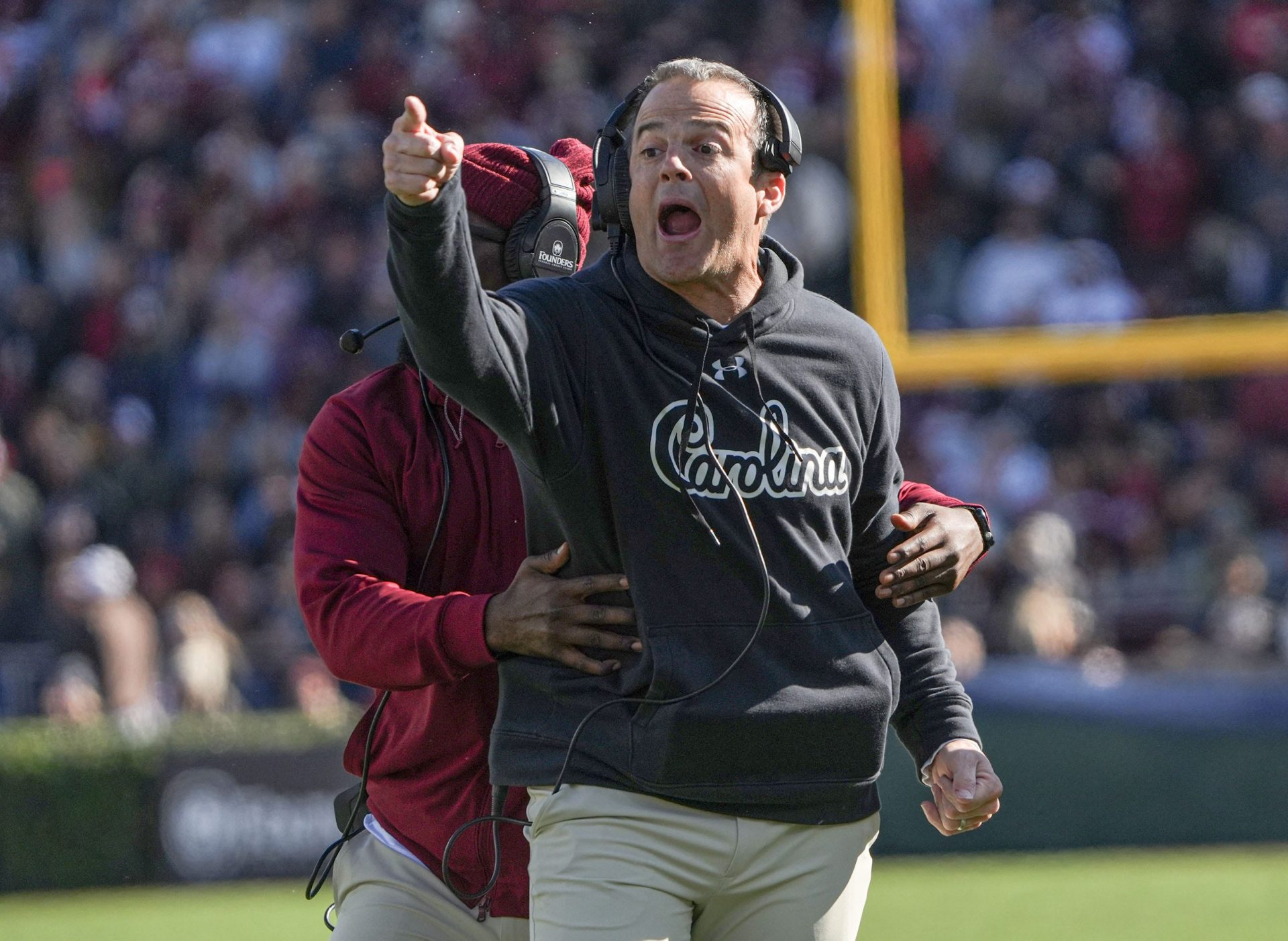 Shane Beamer - South Carolina vs. Clemson - Source: Imagn Images