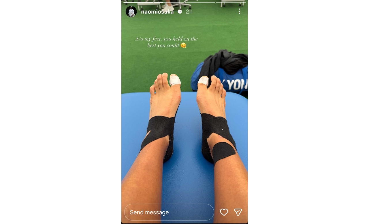 Naomi Osaka's Instagram story (Image via Instagram/ @naomiosaka)