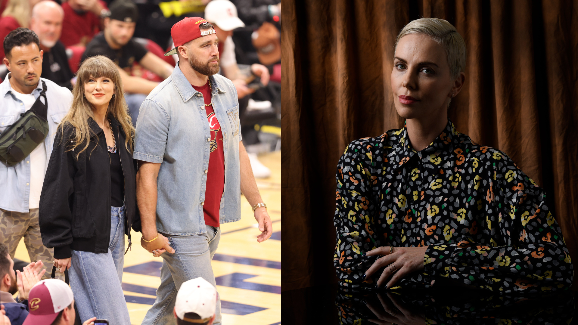 Taylor Swift, Travis Kelce and Megyn Kelly. Source: IMAGN