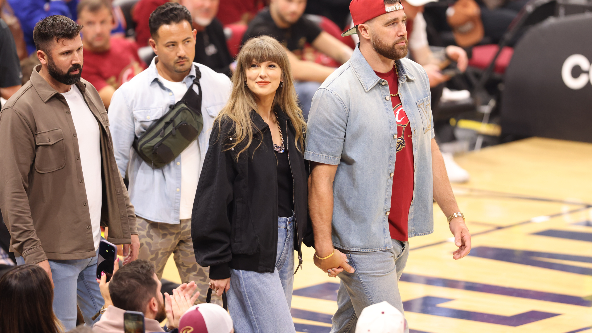 Taylor Swift and Travis Kelce. Source: IMAGN