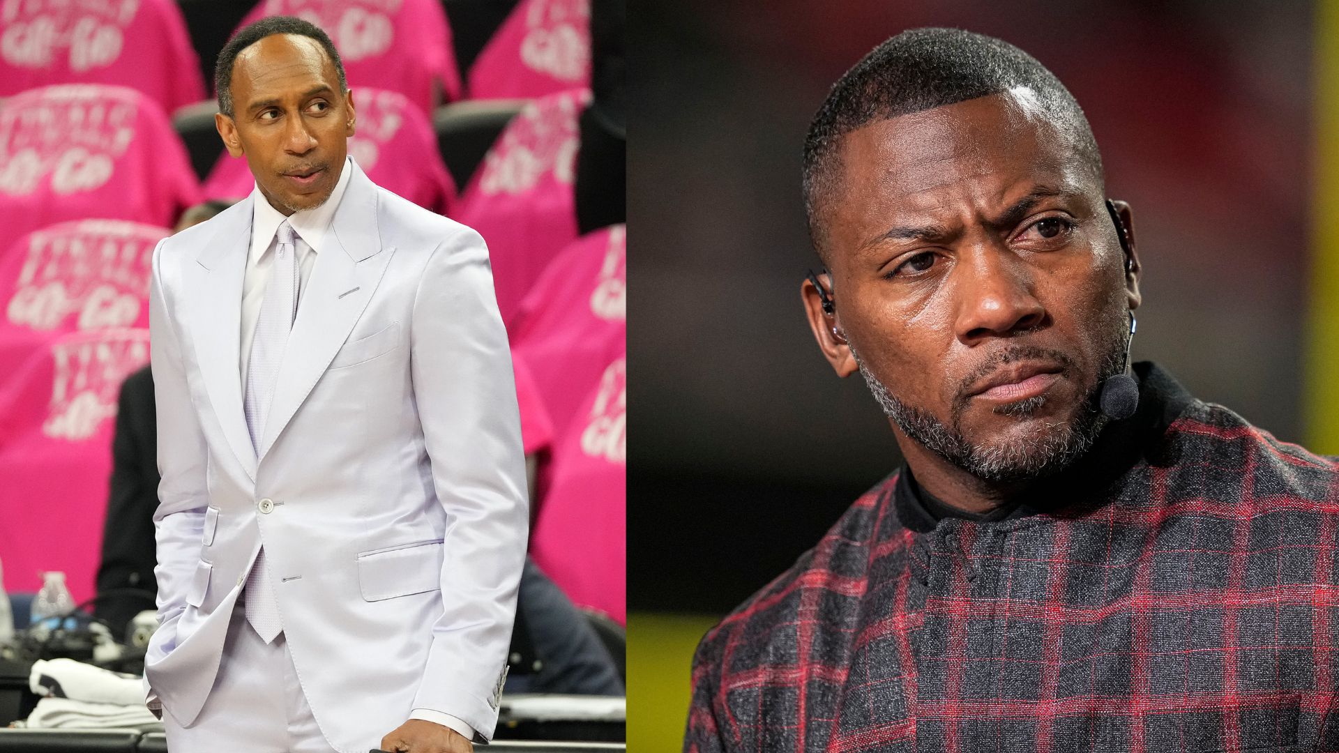 Stephen A. Smith and Ryan Clark. Source: IMAGN