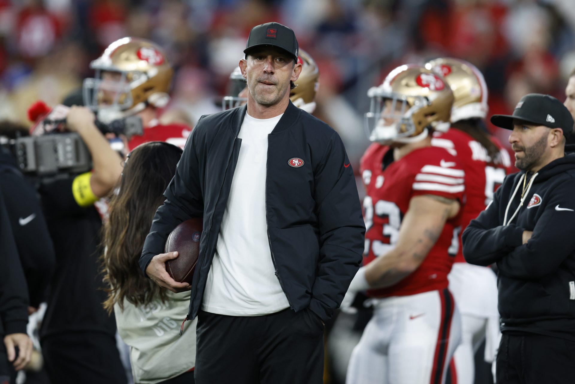 San Francisco 49ers head coach Kyle Shanahan.
Source: Sergio Estrada-Imagn Images