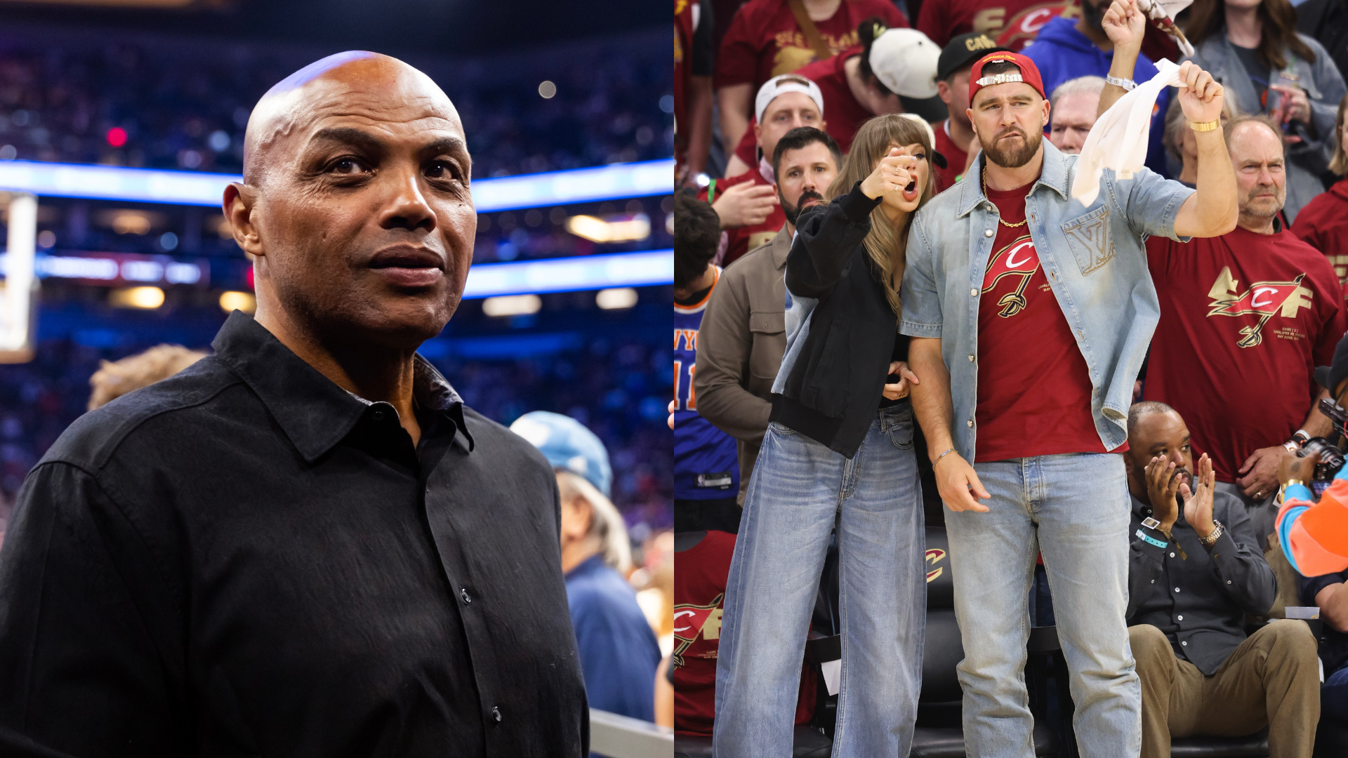 Charles Barkley, Taylor Swift, Travis Kelce.
Source: Imagn Images