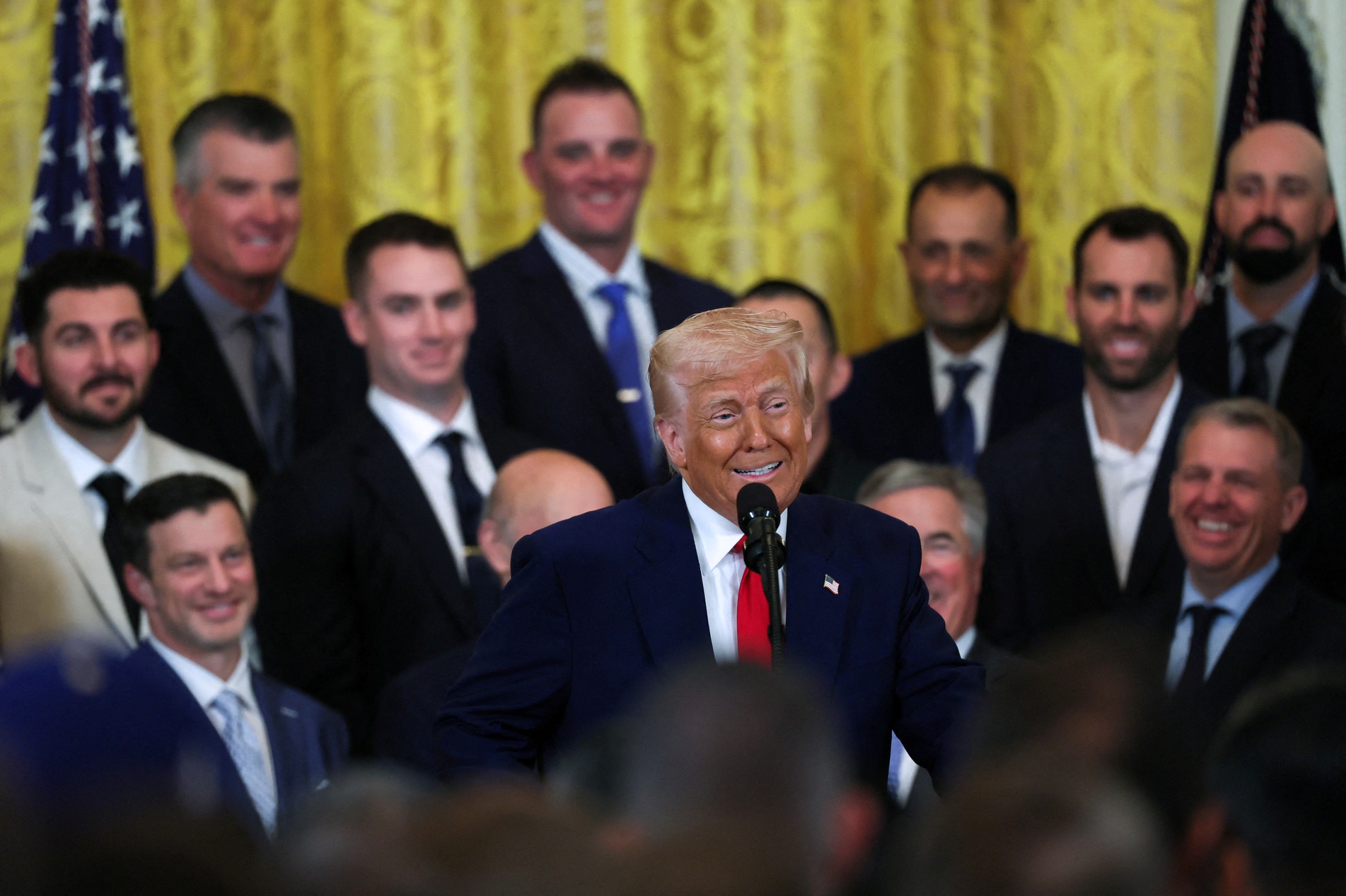 President Donald Trump - Dodgers White House Visit | Source: Imagn